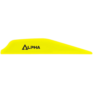 Bohning Alpha Vane Arrow Fletching 2.8" Neon Yellow 36PK - Bohning