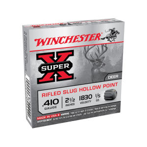 WINCHESTER Super X 410 Rifled Slug 2-1/2" 1/5oz Box Of 5