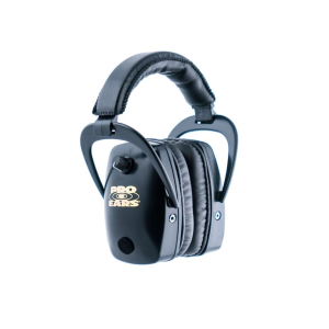 Pro Ears ProSlim Gold Electronic Ear Muffs Black - Pro Ears
