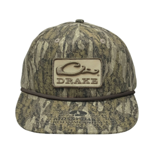 Drake Men's Lost Goat Rope Hat Mossy Oak Bottomland One Size Fits Most - Drake