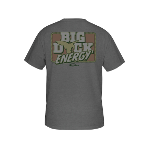 Drake Men's Big Duck Energy Short Sleeve T Shirt Graphite Heather 2XL - Drake