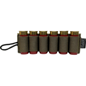 MidwayUSA Shotgun Card with Adhesive Hook & Loop Attachment 6-Round Olive Drab - Midwayusa