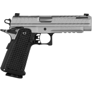Live Free Armory Apollo 11 FS 9mm Luger Pistol Ported 4.9" Barrel 17+1 Round Stainless Slide Black Grip Stainless Frame - Live Free Armory