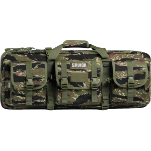 Savior Equipment American Classic Double Short Barrel Rifle Case 28" Polyester Tiger Stripe - Savior Equipment
