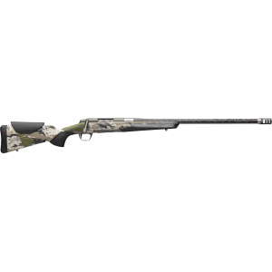 Browning X-Bolt 2 Speed Carbon Fiber Bolt Action Rifle 6.5 PRC 24" Carbon Fiber Threaded Barrel Tungsten Cerakote Frame OVIX Adjustable Comb Stock - Browning