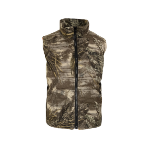 MidwayUSA Men's Hunter's Creek Reversible Insulated Vest Realtree Max-1 XT/Blaze Orange XL Tall - Midwayusa