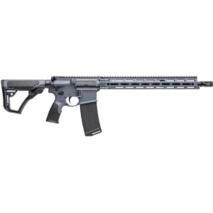 DANIEL Defense Ddm4 V7 Semi Automatic Rifle 5.56x45mm Nato 16" Black Threaded Barrel Gray Frame Gray Collapsible Stock