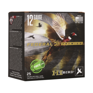 Federal Premium Hi-Bird Fiber Wad 12 Gauge Ammo 2-3/4" #6 Lead Shot 1-1/4 ozBox of 25 - Federal Premium
