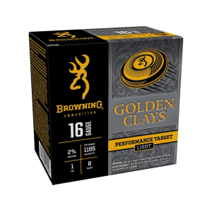 wning Golden Clays 16 Gauge 2-3/4 #8 Lead Shot 1 Oz Box Of 25 Ammo