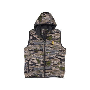 Browning Men's Packable Puffer Hooded Insulated Vest OVIX Medium - Browning