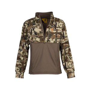Browning Men's Wicked Wing Smoothbore Quarter Zip Shirt AURIC Medium - Browning