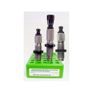 Redding Master Hunter Deluxe 243 Winchester Full Length Sizing, Micrometer Bullet Seating, Neck Sizing 3 Die Set