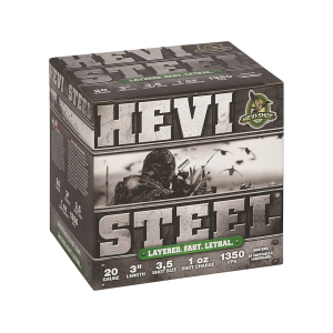 Hevi-Shot Hevi-Steel Layered Waterfowl 20 Gauge Ammo 3 #3 & #5 Steel Shot 1 Oz Case Of 250 (10 Boxes Of 25) i-Shot Hevi-Steel Layered Waterfowl 20 Gauge 3 #3 & #5 Steel Shot 1 Oz Case Of 250 (10 Boxes Of 25) Ammo