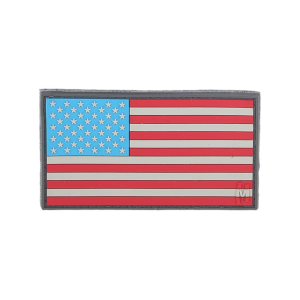Maxpedition USA Flag PVC Morale Patch Large Full Color 3.25" x 1.75" - Maxpedition Hard-Use Gear