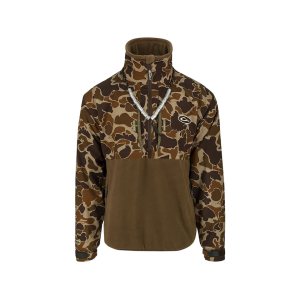 Drake Men's Guardian Flex Fleece Eqwader Quarter Zip Jacket Old School Medium - Drake