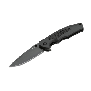 Boker Knives Gemini NGA Assisted Opening Pocket Knife 3.54" Drop Point D2 Black Blade Fiberglass Reinforced Nylon (FRN) Handle Black - Boker Knives