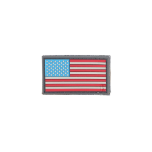 Maxpedition USA Flag PVC Morale Patch Small Full Color 2" x 1" - Maxpedition Hard-Use Gear
