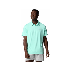 Columbia Men's Slack Tide II Stretch Polo Gulf Stream Medium - Columbia