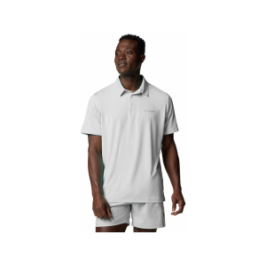 Columbia Men's Slack Tide II Stretch Polo Cool Gray Medium - Columbia