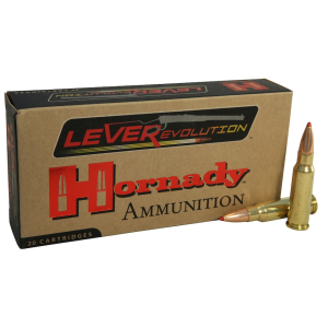 Hornady LEVERevolution 338 Marlin Express Ammo 200 Grain Hornady FTX Polymer Tip Box of 20