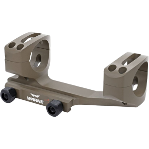 Warne 1-Piece Gen 2 Extended SKEL MSR Scope Mount Picatinny 20 MOA Elevated with 34mm Rings Dark Earth - Warne