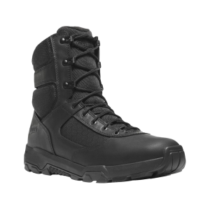 Danner Sonic Side Zip 8" Tactical Boots Leather Black Men's 10.5 EE - Danner