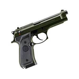 Beretta 92FS 9mm Luger Pistol 5.1" Barrel 15+1 Round Olive Drab Slide Black Grip Olive Drab Frame - Beretta