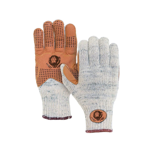 Fish Monkey Men's Wooly Long Gloves Tan Large/XL - Fish Monkey