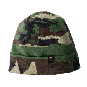 5.11 Men's Camo Beanie Woodland Camo One Size Fits Most - 5.11