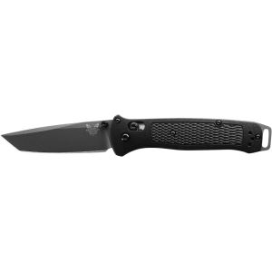 Benchmade Bailout Pocket Knife 3.38" Tanto Point CPM-M4 Tungsten Gray Cerakote Blade Aluminum Handle Gray - Benchmade