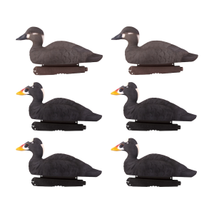 GHG Pro-Grade Foam Filled Surf Scoter Duck Decoy 6PK - Ghg
