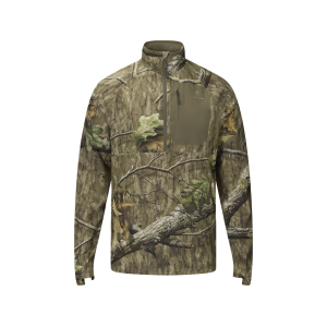 NON-TYPICAL Men's SWT Half Zip Shirt Mossy Oak Country Roots DNA 2XL