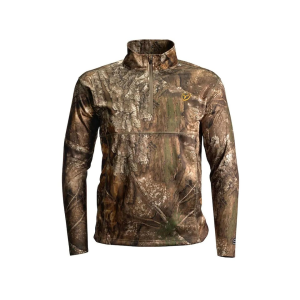 BLOCKER OUTDOORS Men's Shield Performance Quarter Zip Shirt Realtree APX XL