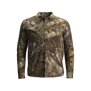 BLOCKER OUTDOORS Men's Shield Reliant Snap Long Sleeve Shirt Realtree APX XL