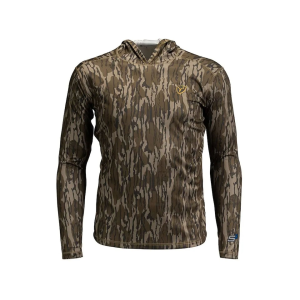 BLOCKER OUTDOORS Men's Angatec Hoodie Mossy Oak Original Bottomland Large