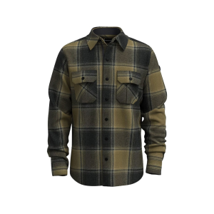 SMARTWOOL Men's Anchor Line Shirt Jacket Winter Moss Plaid XL