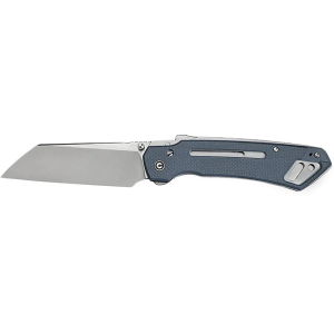 CIVIVI Buster FG Pocket Knife 4.2" Sheepsfoot Nitro-V Satin Blade G-10 Handle Blue - Civivi