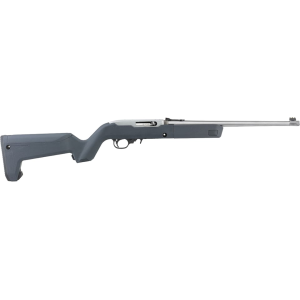 Ruger 10/22 Takedown Magpul X-22 Backpacker Semi Automatic Rifle 22 Long Rifle 16.4" Stainless Threaded Barrel Stainless Frame Gray Field Stock