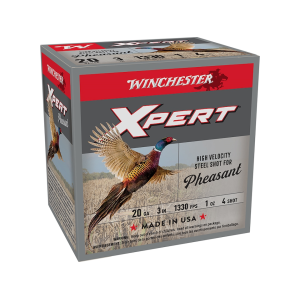 chester Xpert Pheasant 20 Gauge 3 #4 Steel Shot 1 Oz Case Of 250 (10 Boxes Of 25) Ammo