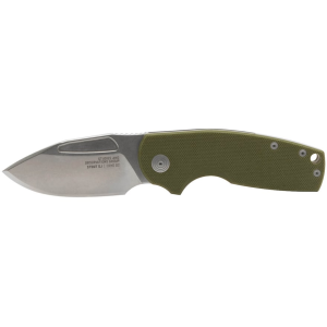 SOG Stout SJ Folding Knife 2.6" Clip Point Cryo D2 Stonewashed Blade G10 Handle Olive Drab - Sog
