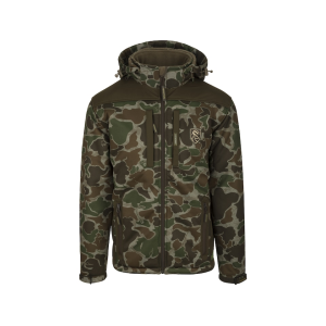 Drake Men's Non-Typical Standstill Windproof Jacket Old School Green Camo Medium - Drake