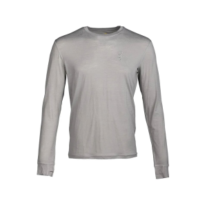 BROWNING Men's 120 Long Sleeve Shirt Gray Large