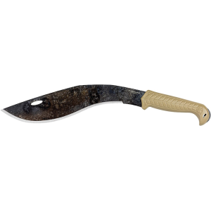 Condor Knives TerraKukri Machete 13.22" Kukri 1075 Natural Blade Polypropylene Handle Desert Tan - Condor Knives