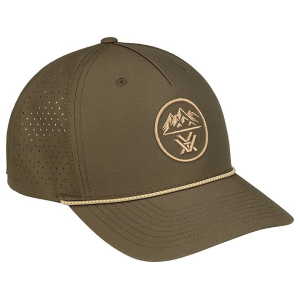 VORTEX OPTICS Men's Three Peaks Performance Hat Dark Loden One Size Fits Most