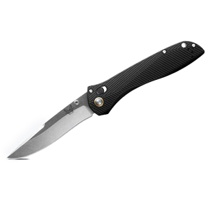 Benchmade Seven Ten Pocket Knife 4" Drop Point CPM-S90V Satin Blade Aluminum Handle Black - Benchmade
