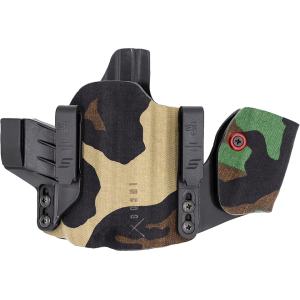 Safariland INCOG X IWB Holster with Magazine Caddy Right Hand Sig Sauer P365X, P365XL Cordura Wrapped Polymer Woodland Camo - Safariland
