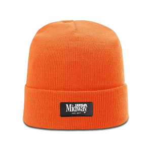 MidwayUSA Knit Cuffed Beanie Blaze Orange - Midwayusa