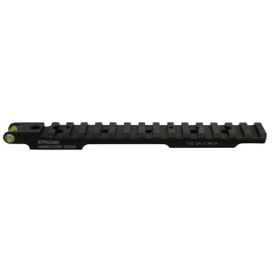 Precision Hardcore Gear Tru Level 1-Piece Picatinny Scope Base Remington 700 Short Action with Integral Bubble Level Matte Black - Precision Hardcore Gear