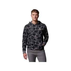 Columbia Men's PHG Hoodie Black Deltahunter Camo Large - Columbia