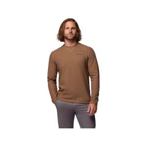 Columbia Men's Pitchstone Knit Crew Sweatshirt Delta Heather Large - Columbia